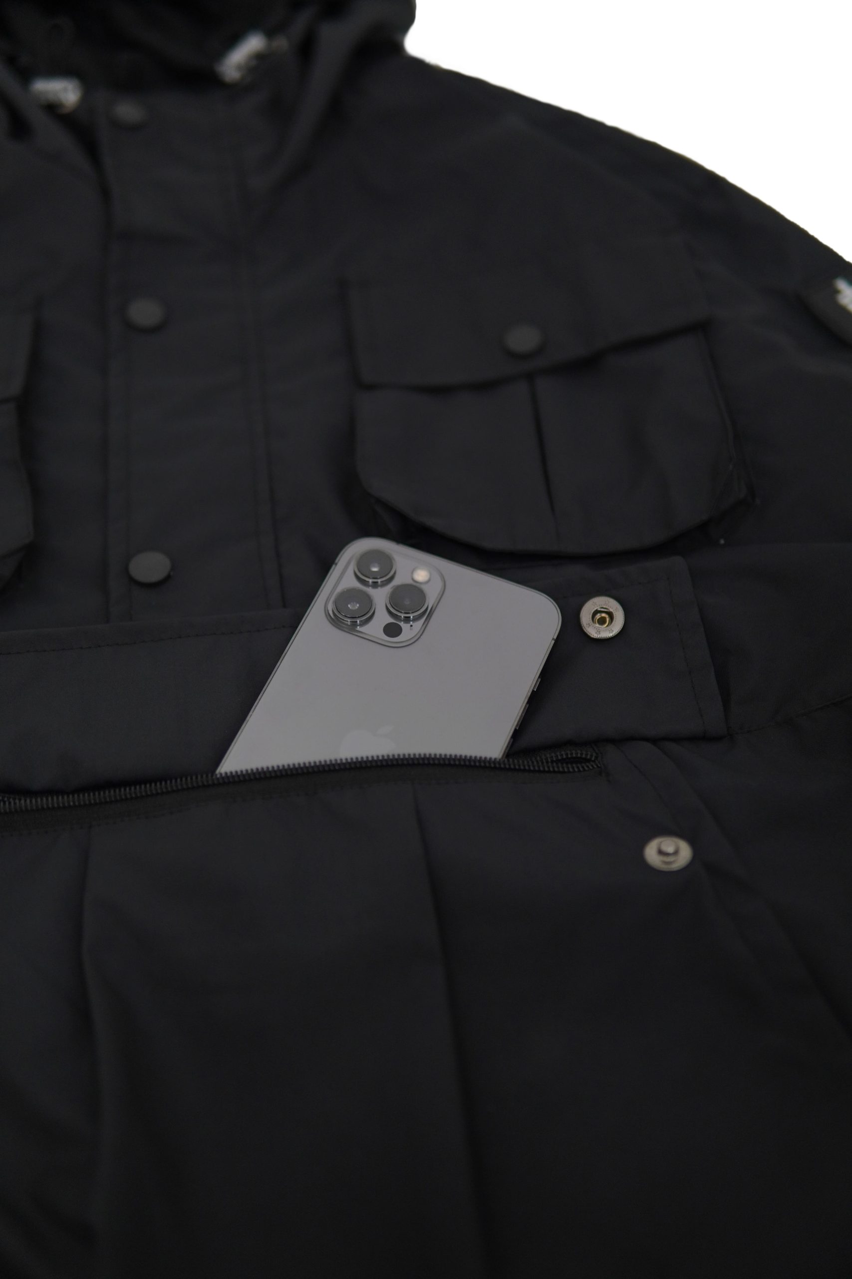 JAKET WINDBREAKER HELSINKI GRIMLOCK BLACK - Image 9