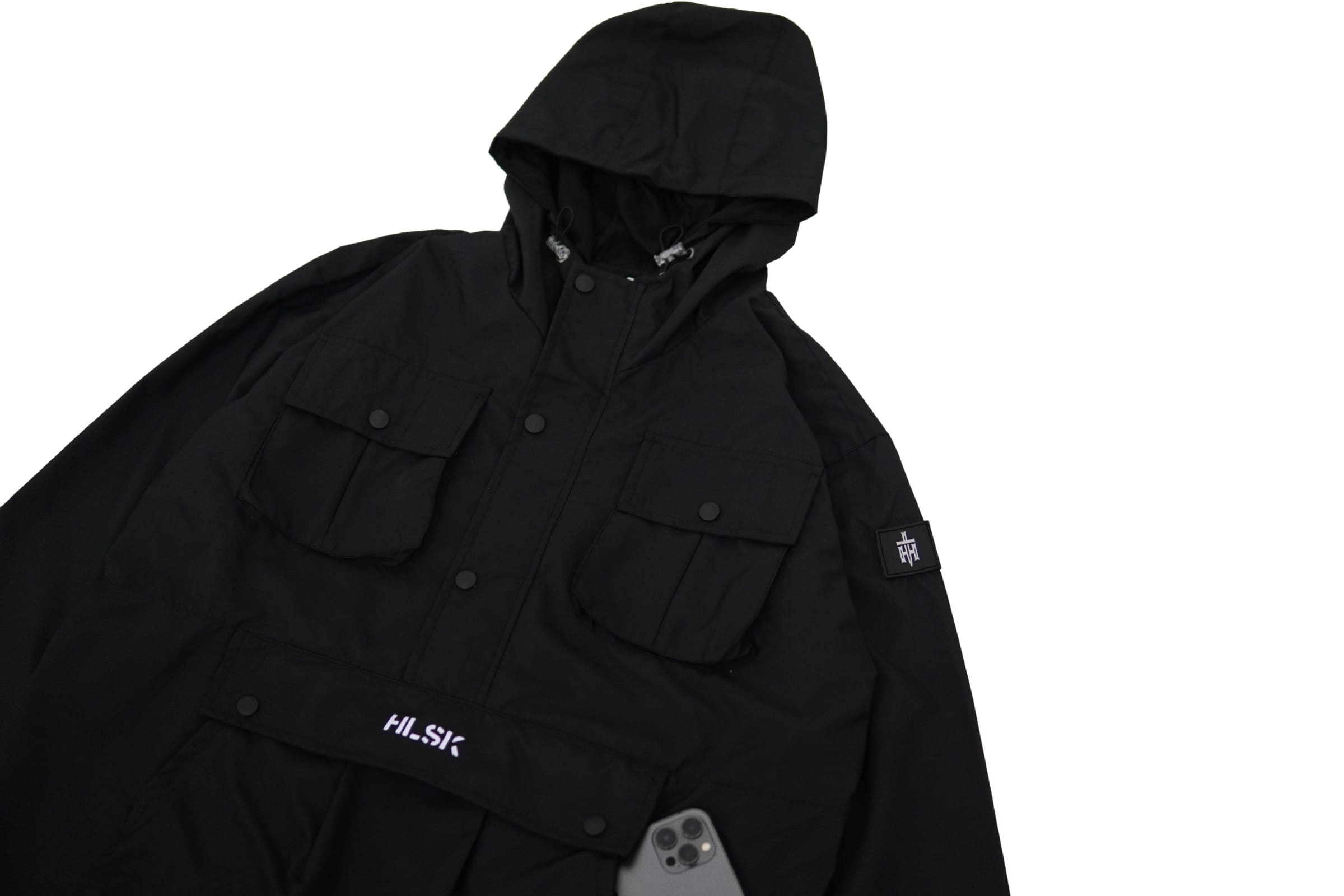 JAKET WINDBREAKER HELSINKI GRIMLOCK BLACK - Image 10