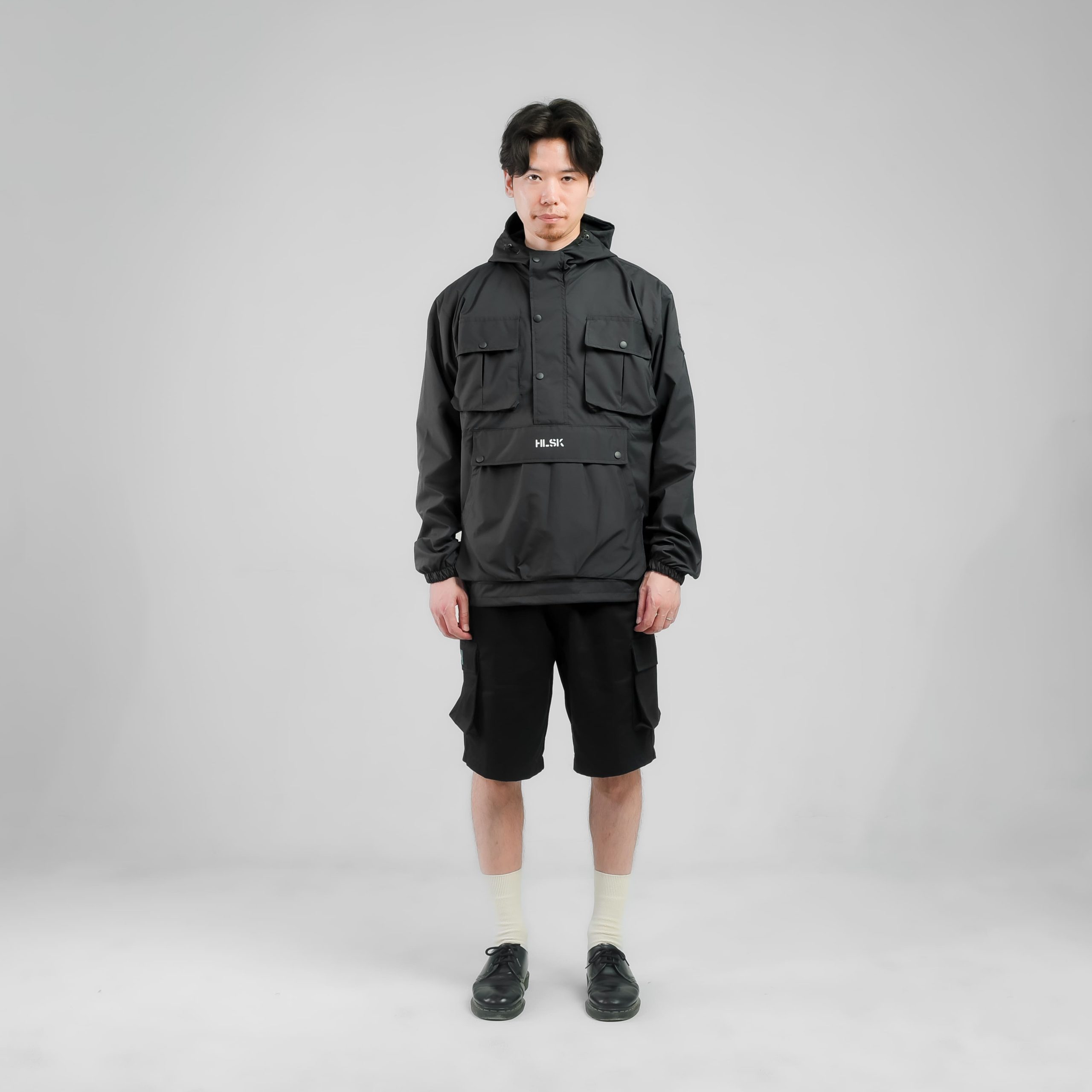 JAKET WINDBREAKER HELSINKI GRIMLOCK BLACK