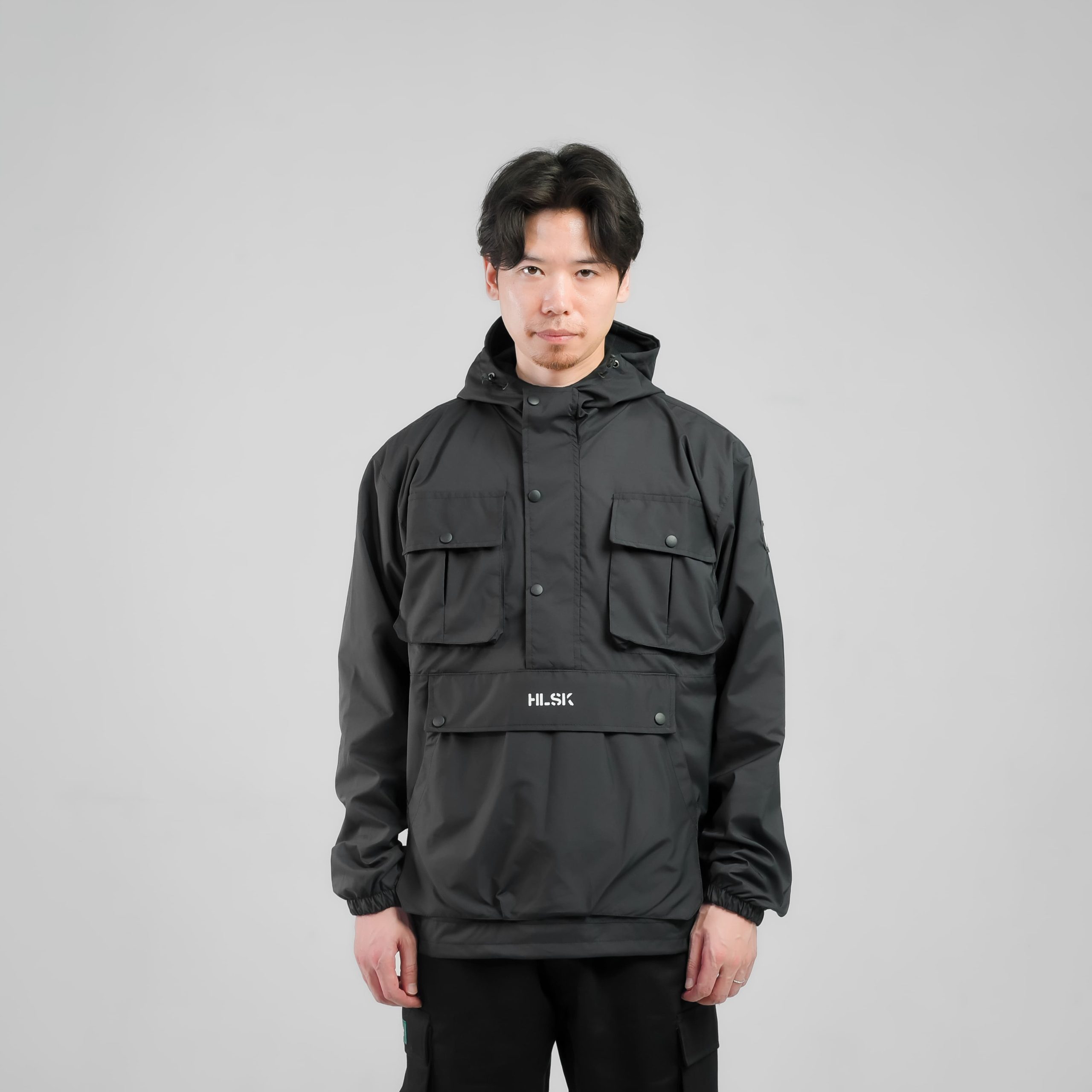 JAKET WINDBREAKER HELSINKI GRIMLOCK BLACK - Image 2