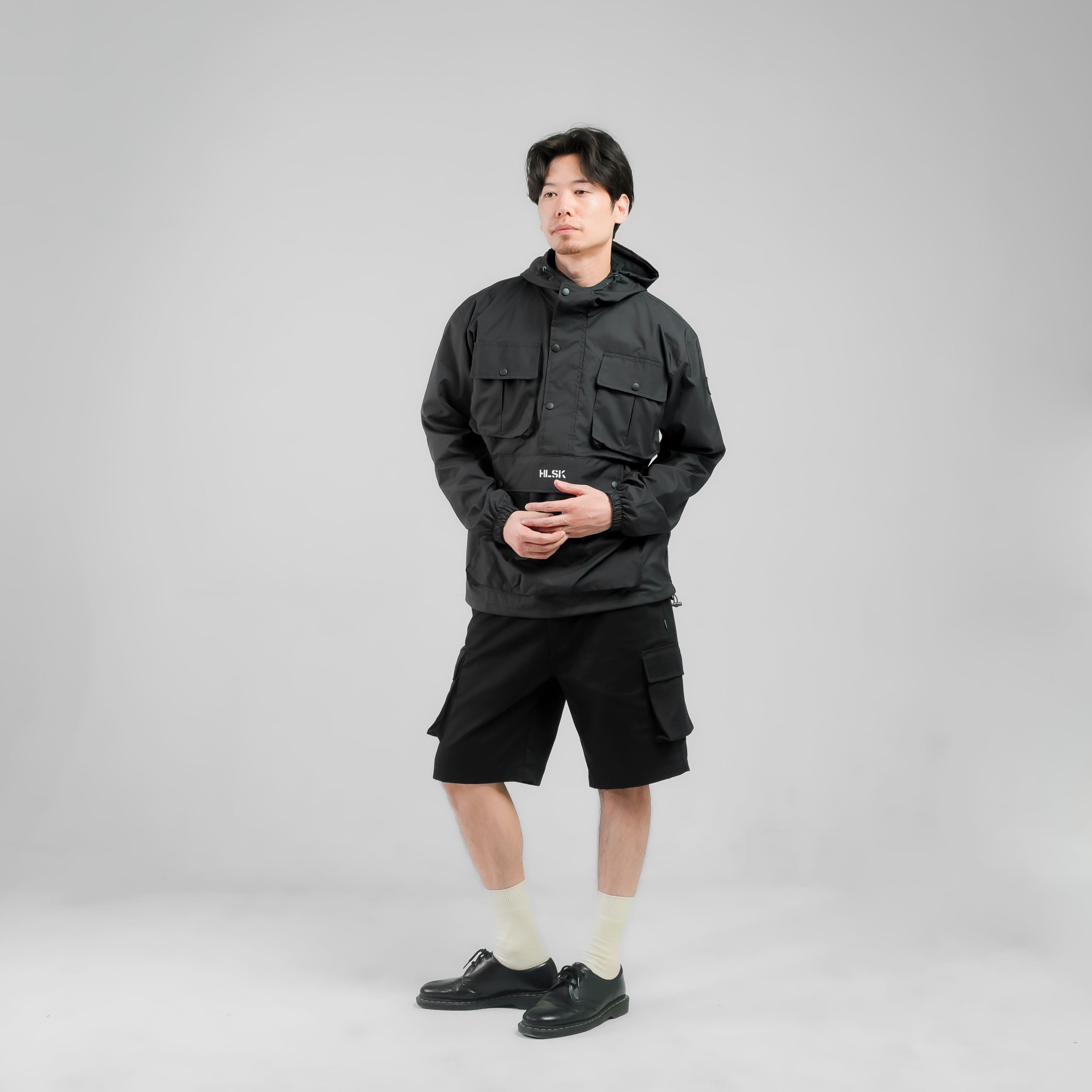 JAKET WINDBREAKER HELSINKI GRIMLOCK BLACK - Image 7