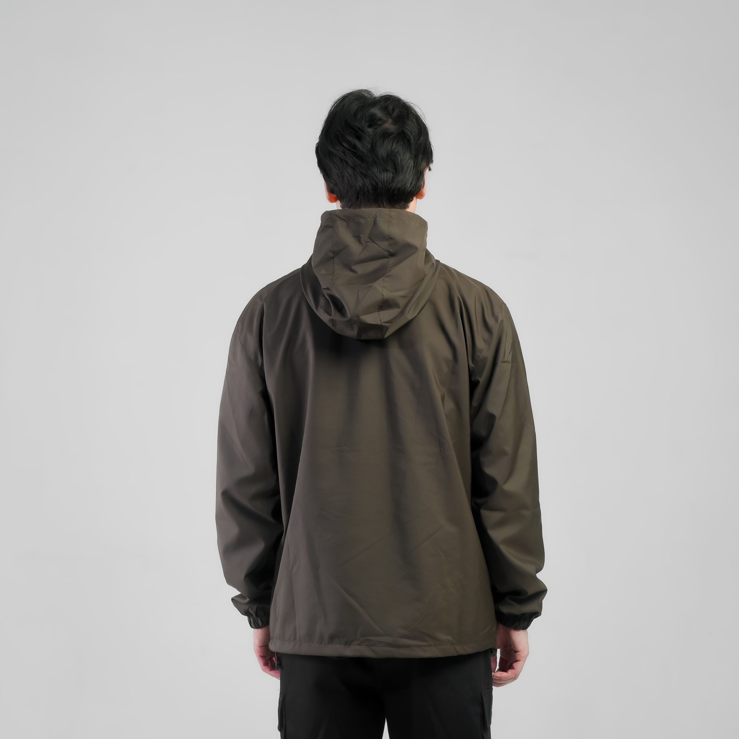 JAKET WINDBREAKER HELSINKI GRIMLOCK DARK BROWN - Image 7