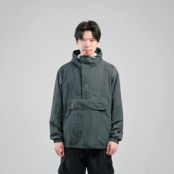 CAGOULE JACKET HELSINKI ALPHA STONE GREY
