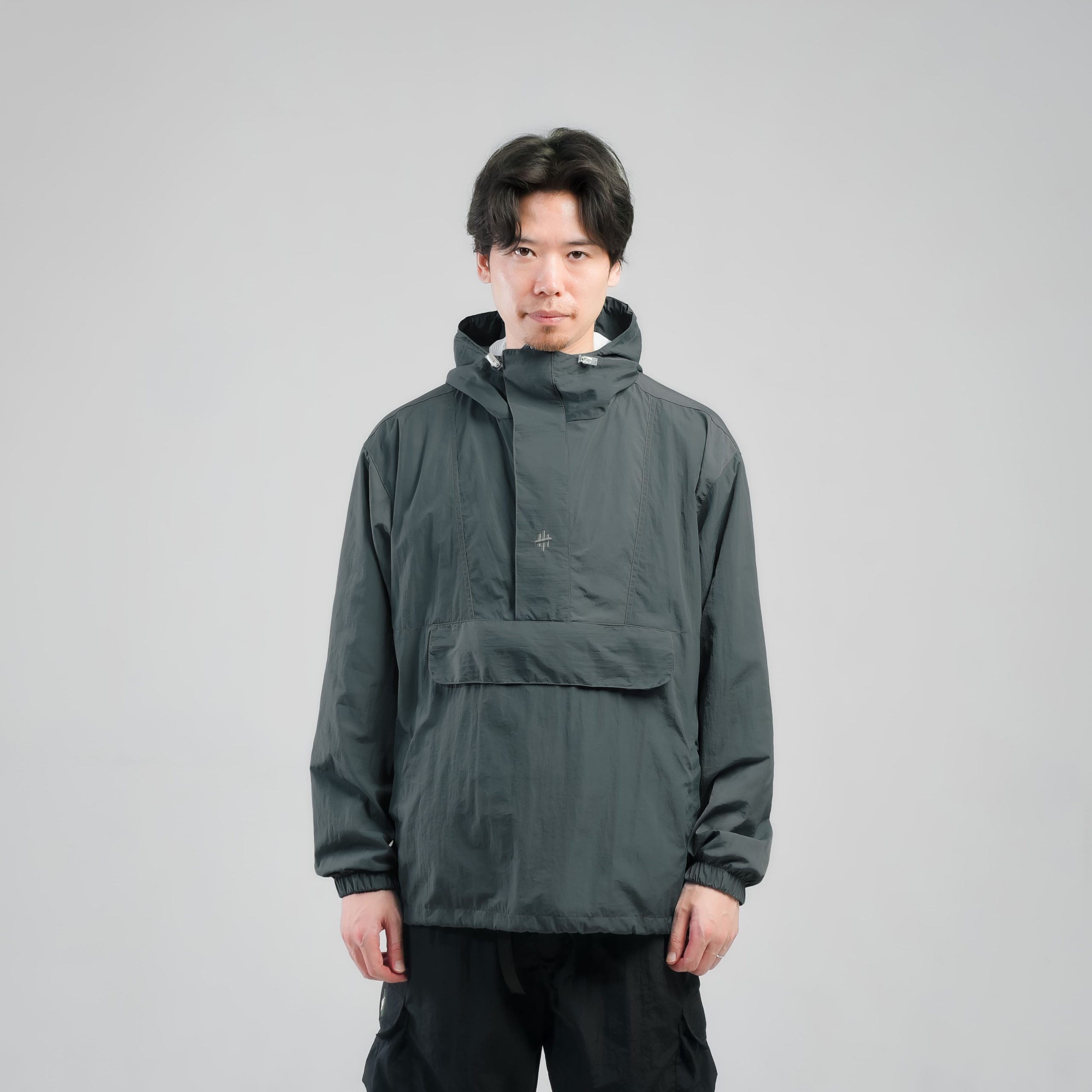 CAGOULE JACKET HELSINKI ALPHA STONE GREY - Image 9
