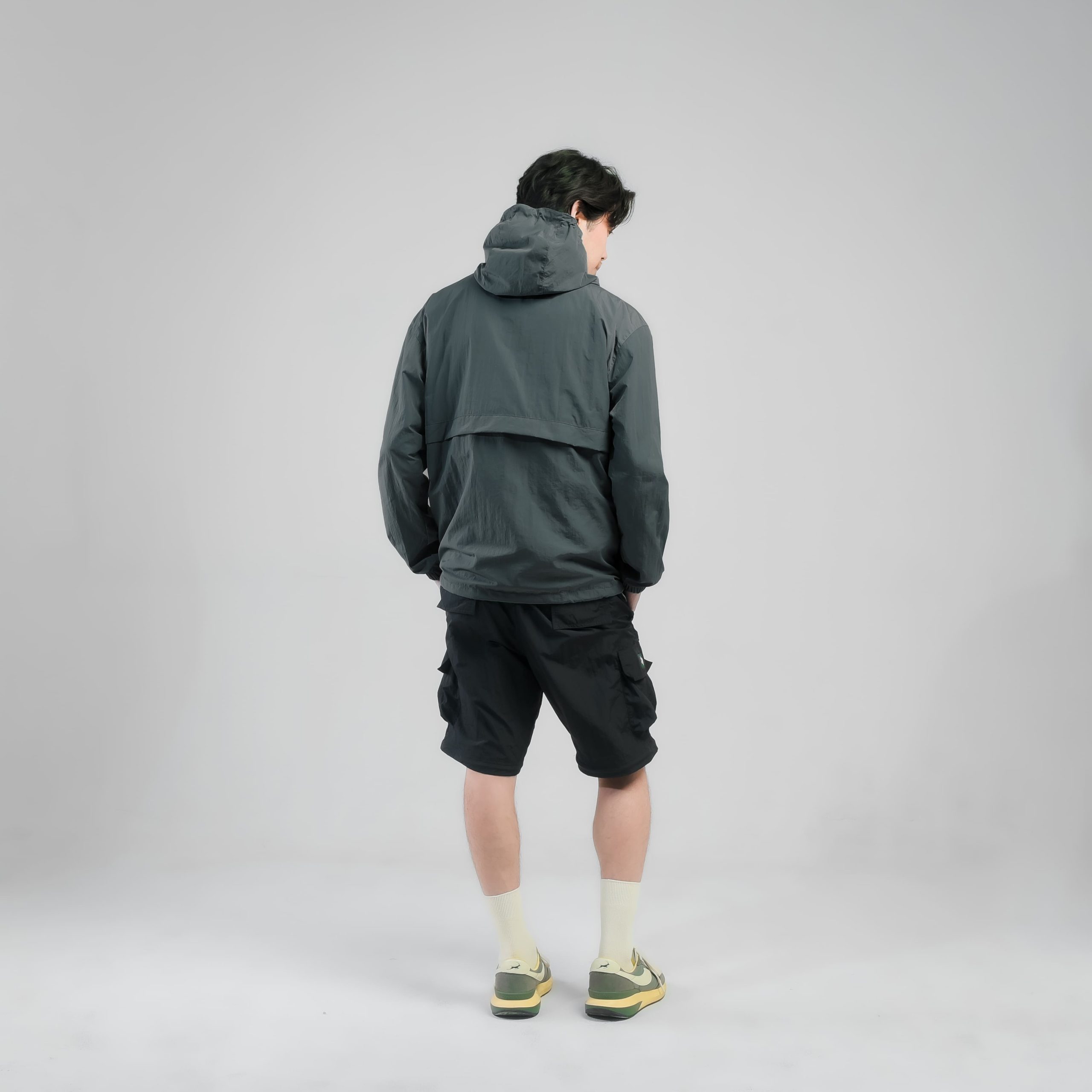 CAGOULE JACKET HELSINKI ALPHA STONE GREY - Image 6