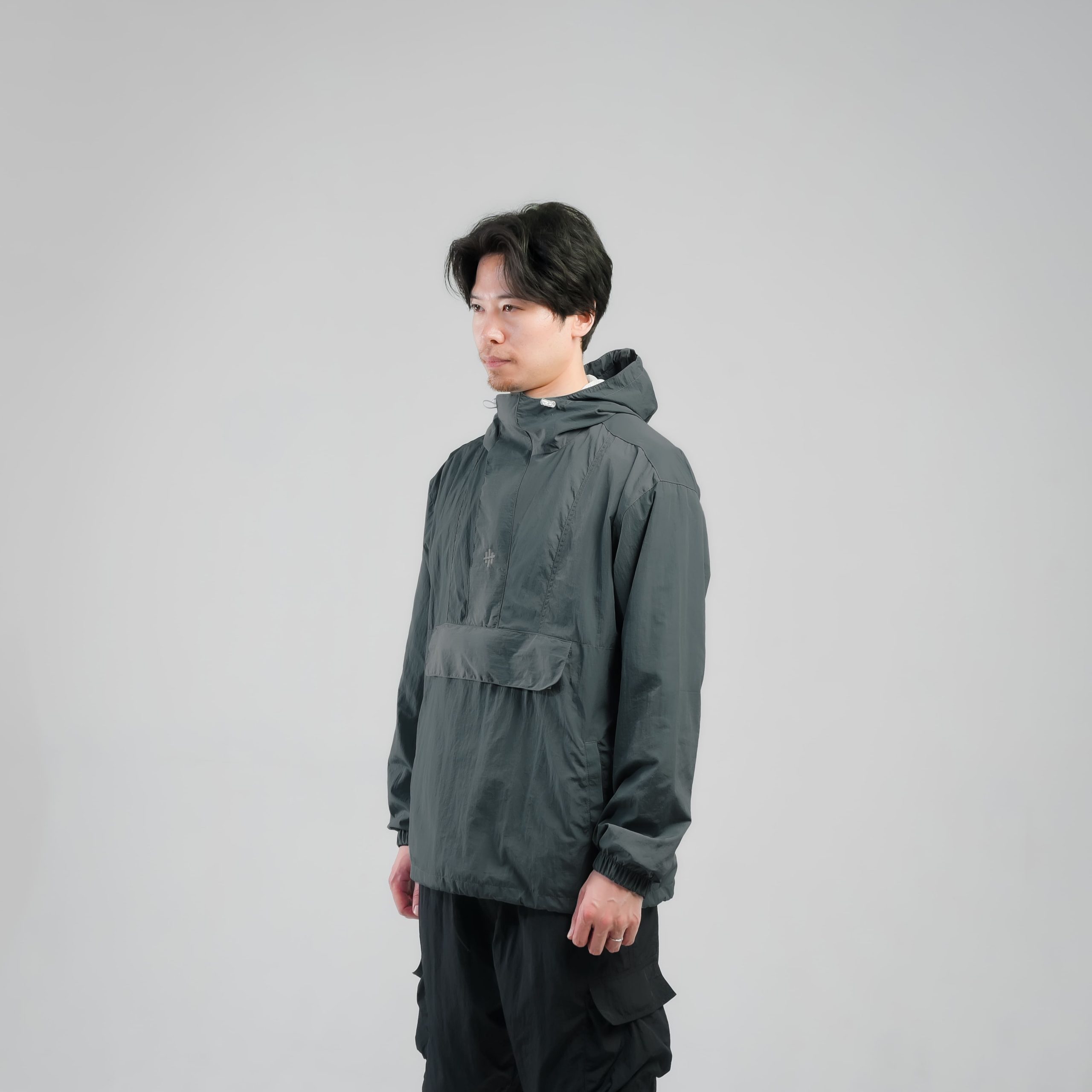 CAGOULE JACKET HELSINKI ALPHA STONE GREY - Image 7