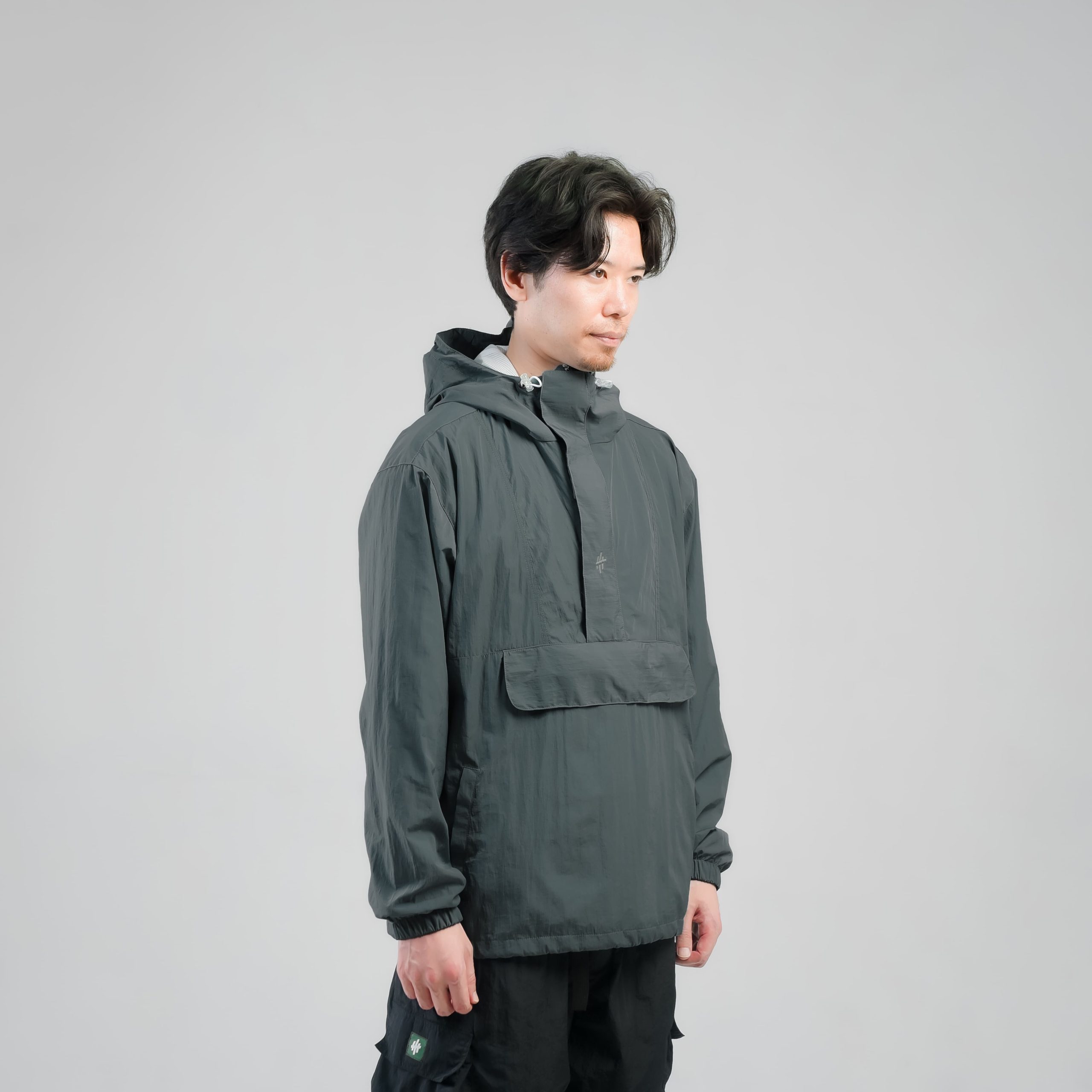 CAGOULE JACKET HELSINKI ALPHA STONE GREY - Image 8
