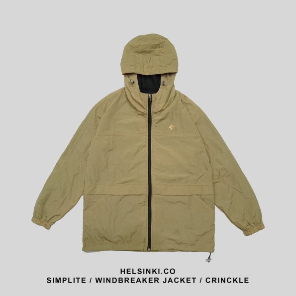 WINDBREAKER JACKET HELSINKI SIMPLITE KHAKI