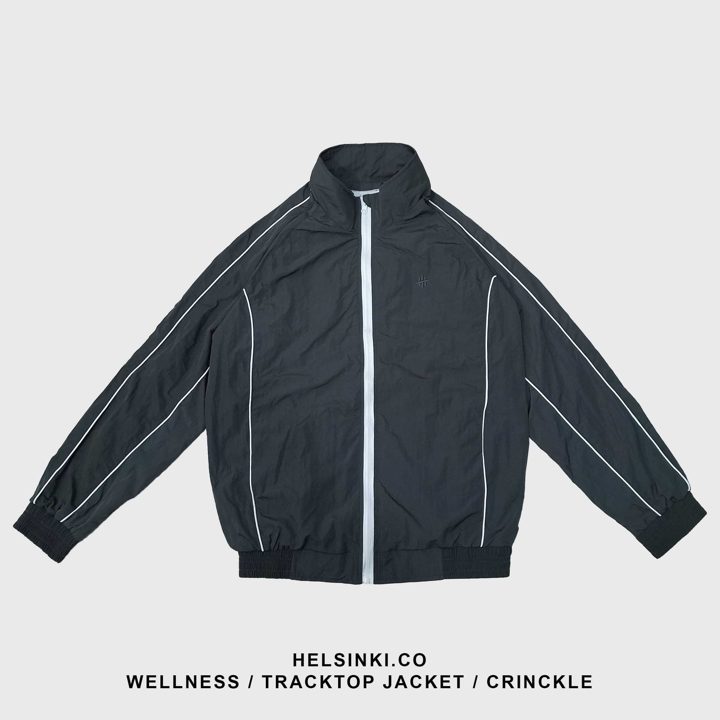 TRACKTOP JACKET HELSINKI WELLNESS STONE GREY - Image 3