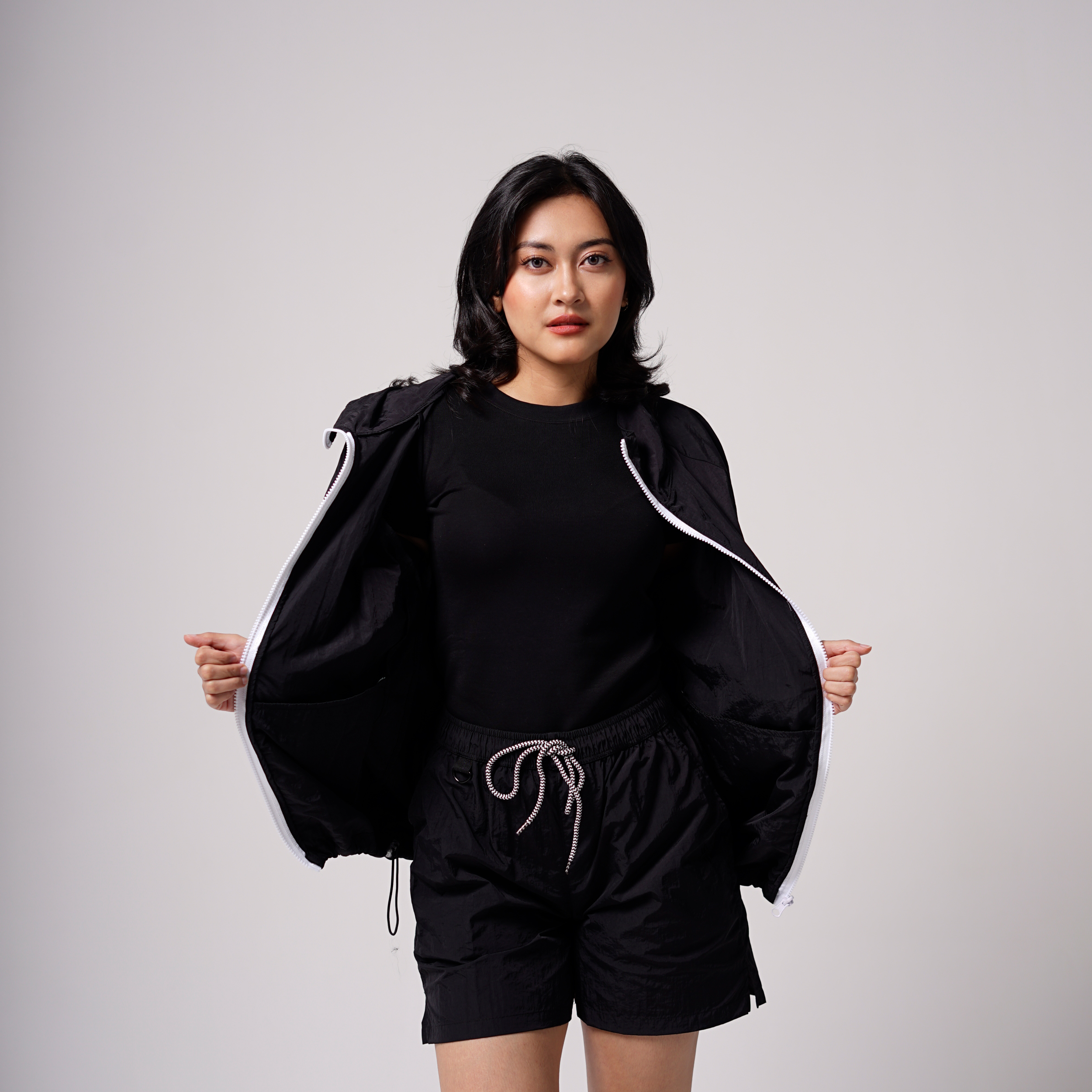 WINDBREAKER JACKET HELSINKI NIMBUS BLACK - Image 5