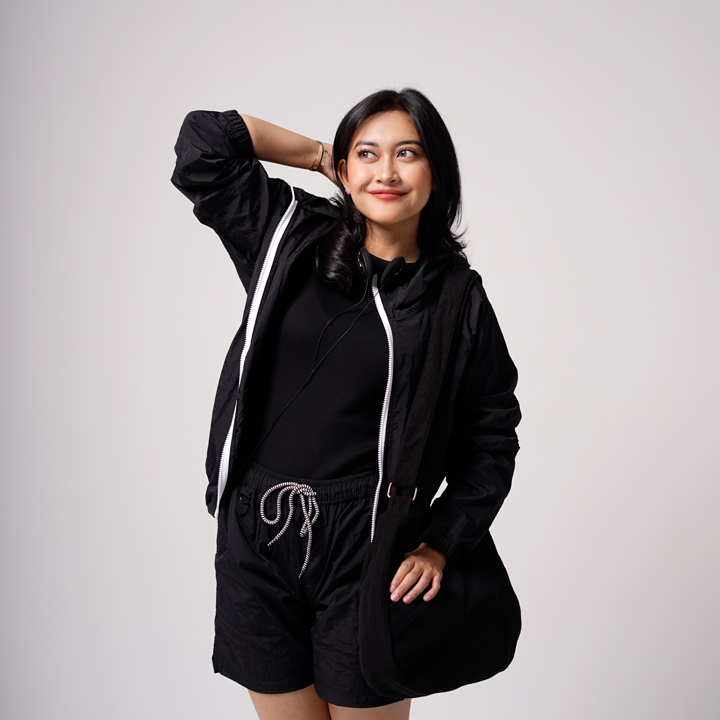 WINDBREAKER JACKET HELSINKI NIMBUS BLACK - Image 7