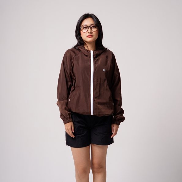 WINDBREAKER JACKET HELSINKI NIMBUS BROWN