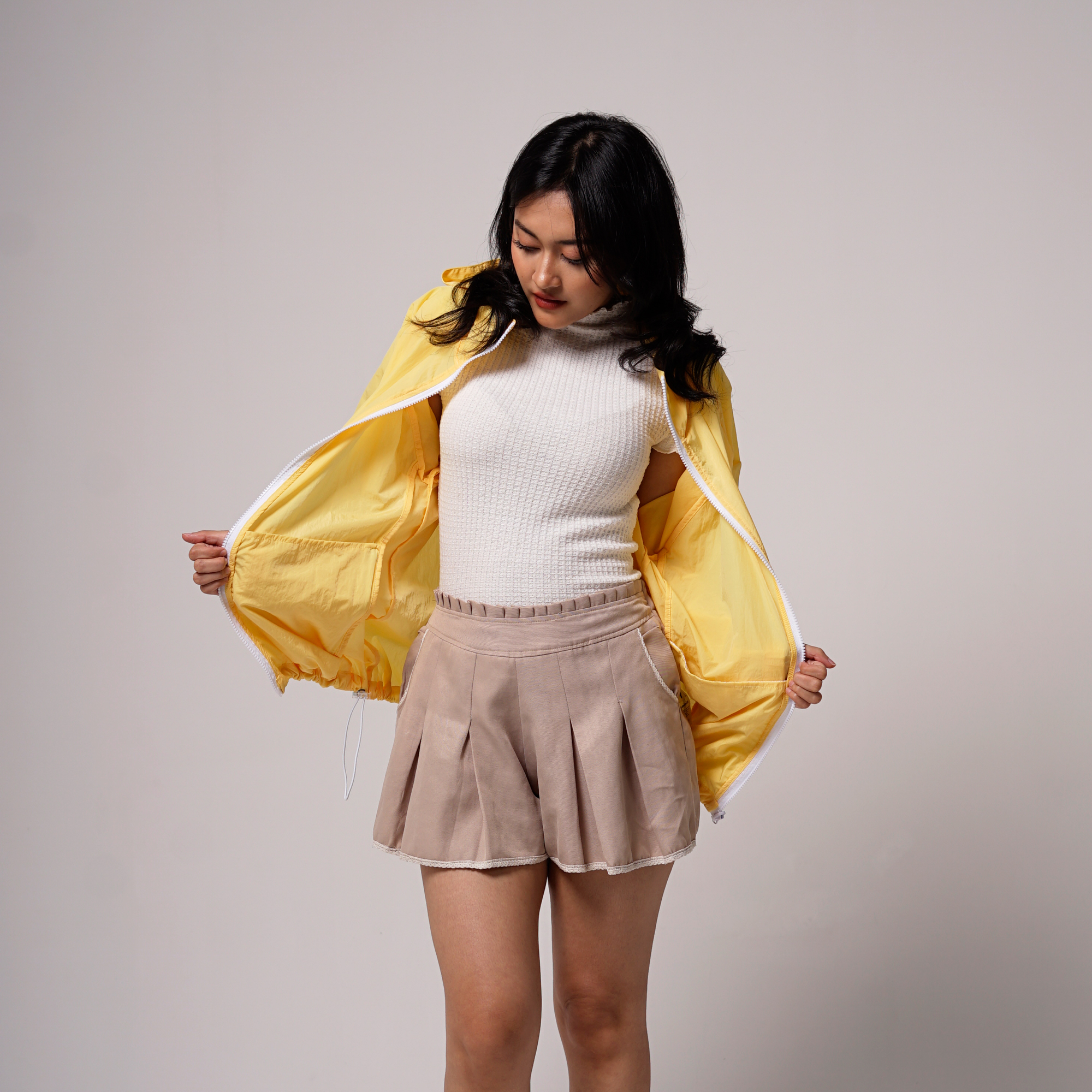 WINDBREAKER JACKET HELSINKI NIMBUS YELLOW - Image 7