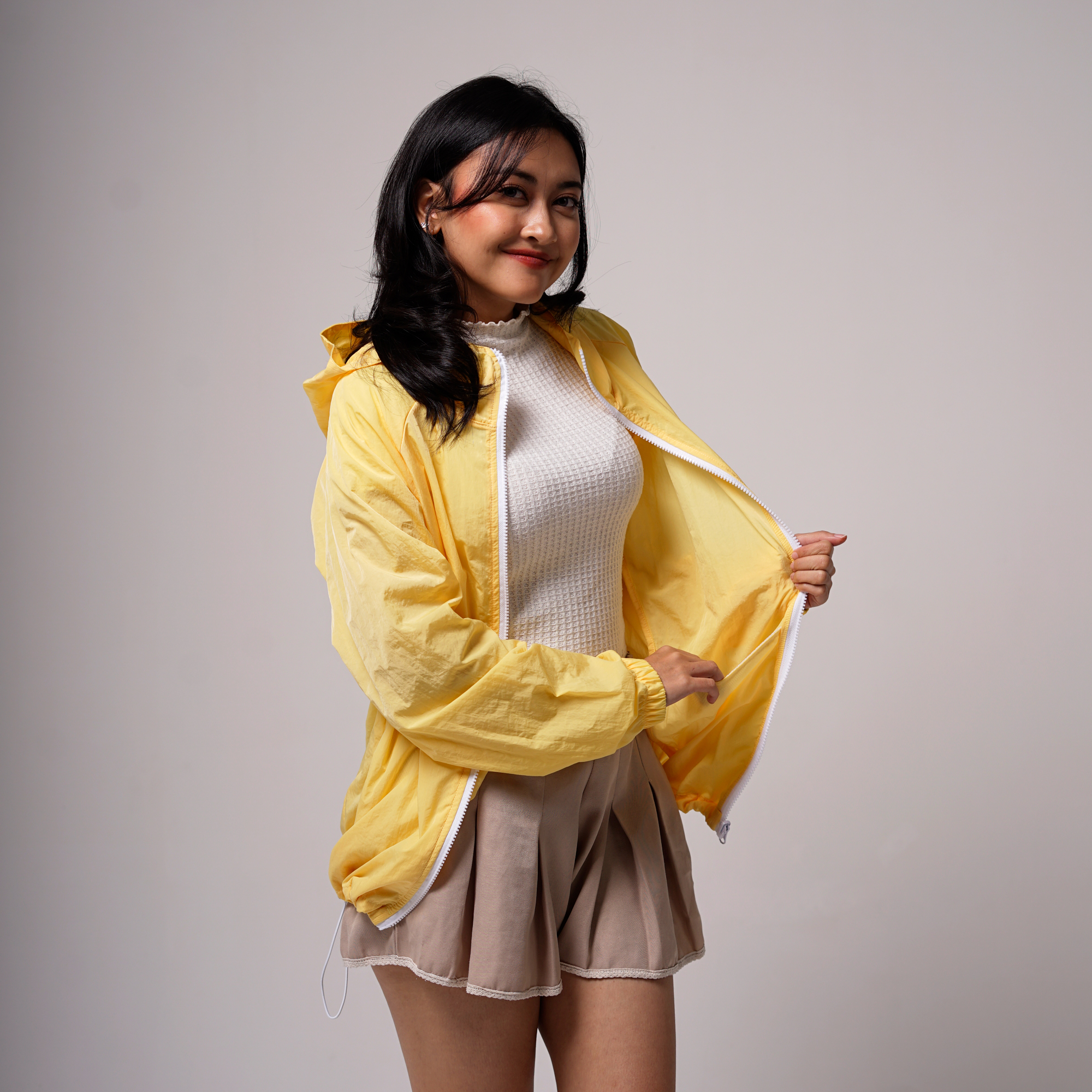 WINDBREAKER JACKET HELSINKI NIMBUS YELLOW - Image 8