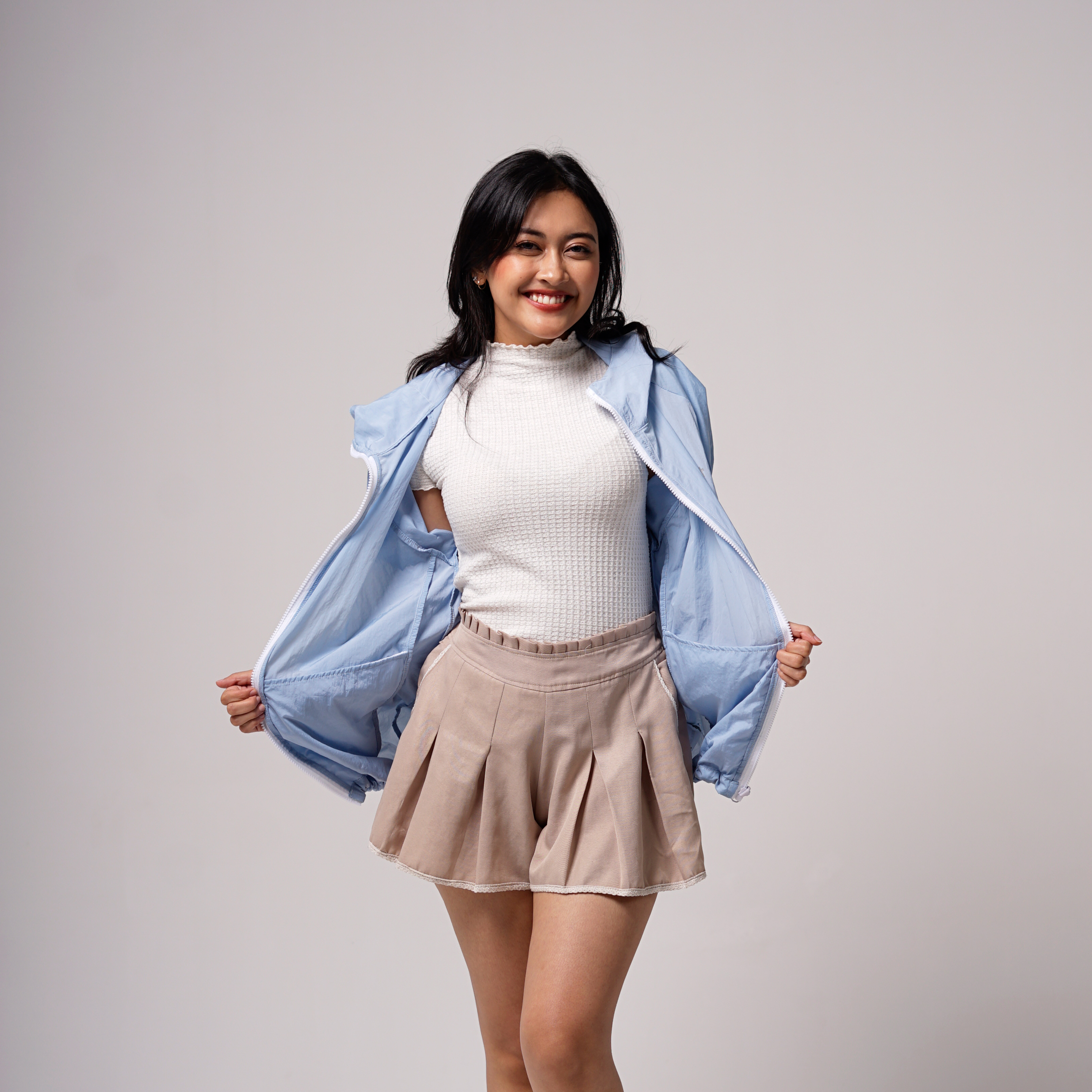 WINDBREAKER JACKET HELSINKI NIMBUS SKY BLUE - Image 8