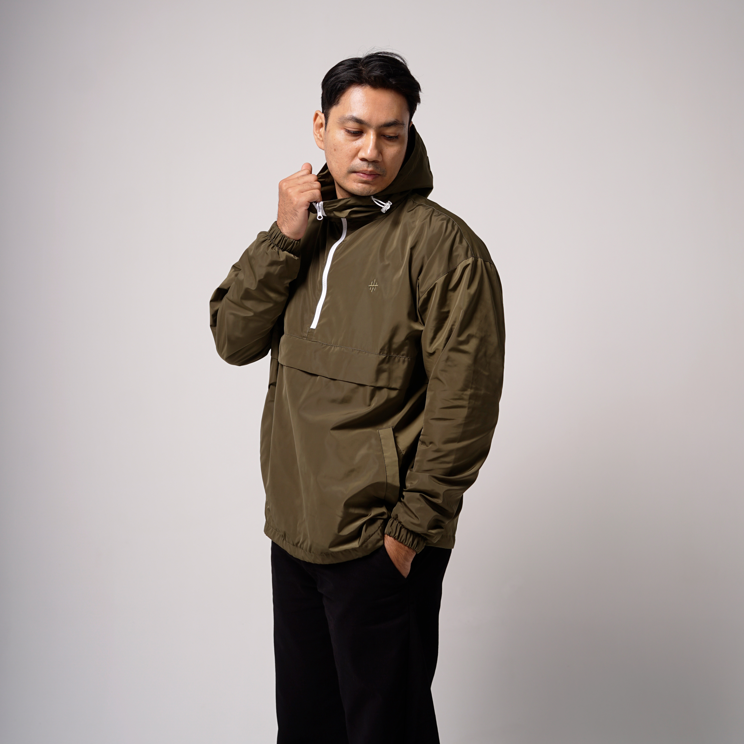 CAGOULE HELSINKI NARA OLIVE - Image 5