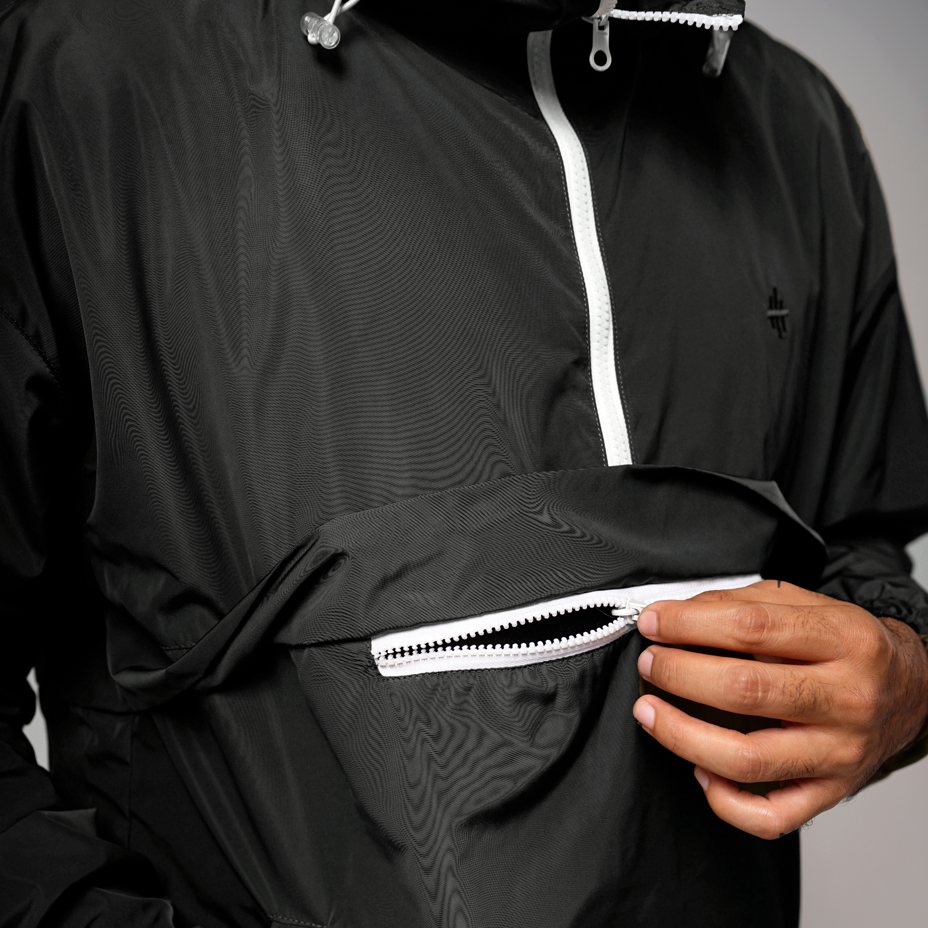 CAGOULE HELSINKI NARA BLACK - Image 8
